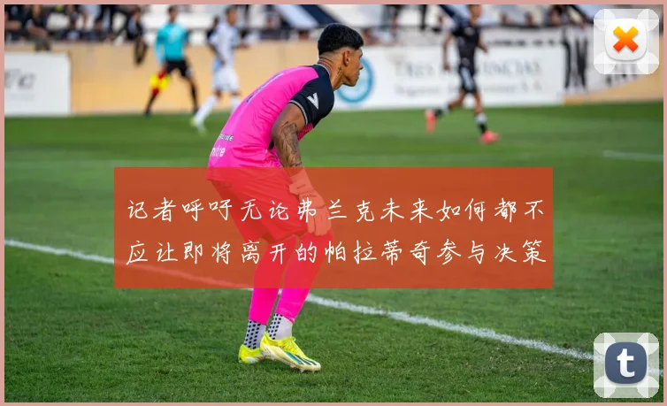 记者呼吁无论弗兰克未来如何都不应让即将离开的帕拉蒂奇参与决策